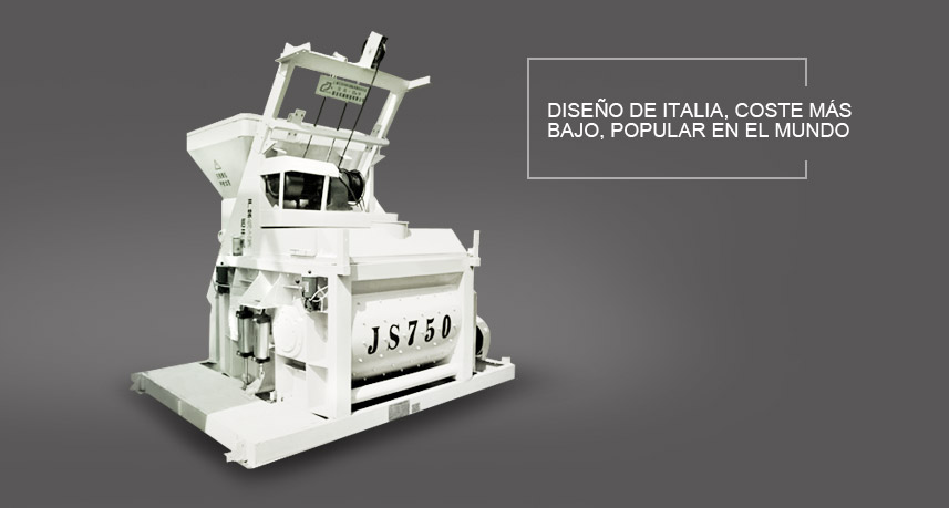 Mezclador de doble eje horizontal JS