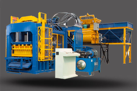 Línea de producción automática para bloques de hormigón QT10-15