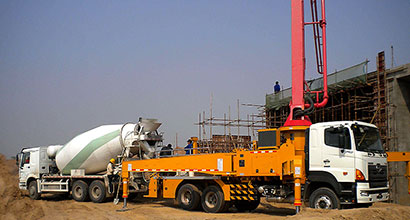 Concreto de transporte para edificios de gran altura