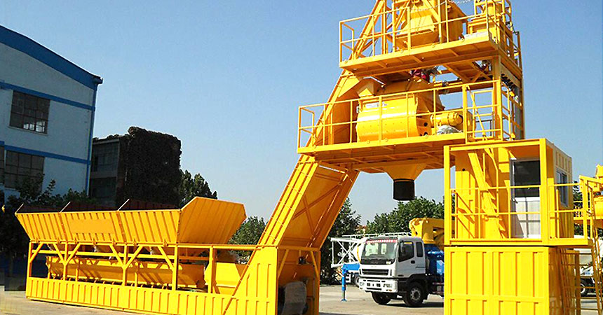 Planta modular de dosificación de hormigón